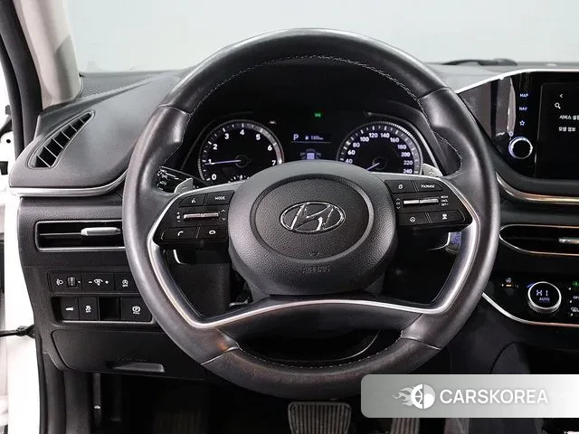 Hyundai Sonata (DN8) 2021 Белый из Кореи, фото 3