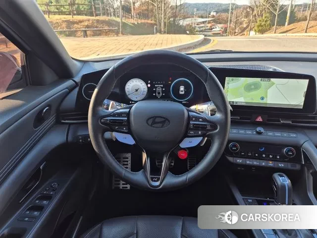 Hyundai The New Avante (CN7) 2023 Синий из Кореи, фото 3