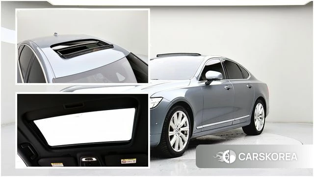 Volvo S90 2018 Светло-серебряный цвет из Кореи, фото 3