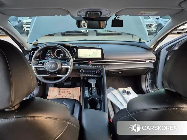 Hyundai Avante Hybrid (CN7) 2021 Серый из Кореи, фото 3