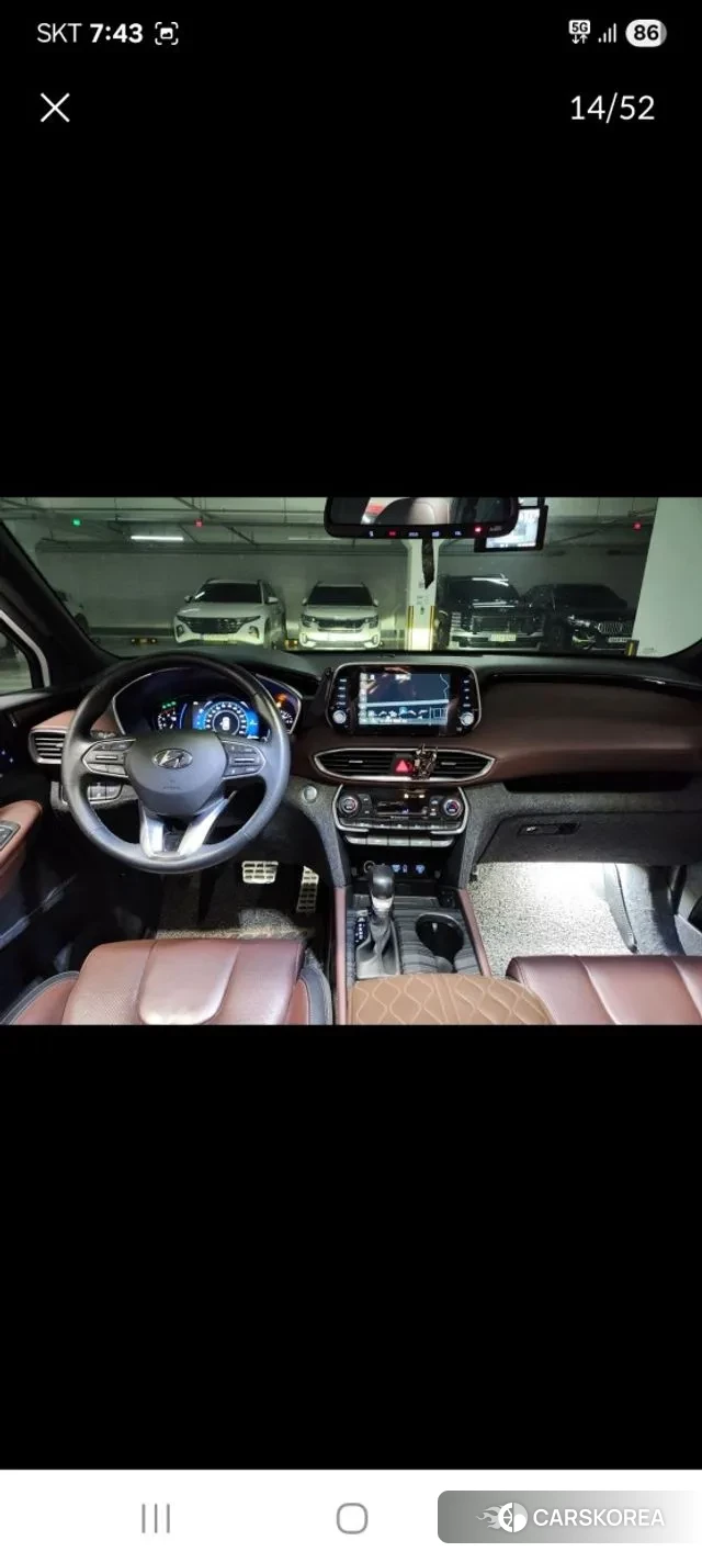 Hyundai Santa Fe TM 2019 Белый из Кореи, фото 3