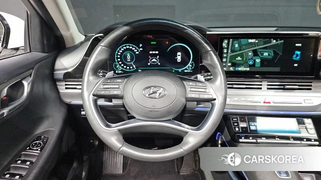 Hyundai The New Grandeur IG Hybrid 2021 Белый из Кореи, фото 3