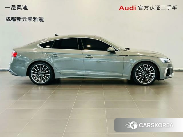 Audi A5 2021 Серебристо-серый из Китая, фото 3