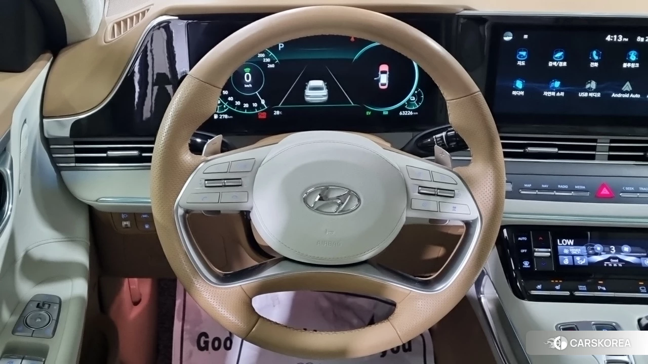 Hyundai The New Grandeur IG Hybrid 2020 Белый из Кореи, фото 3