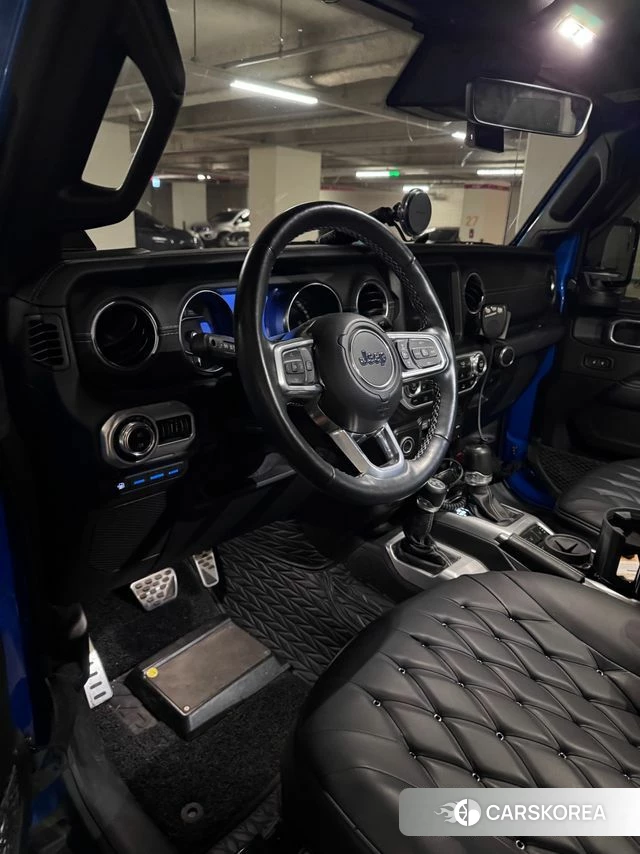 Jeep Wrangler (JL) 2021 Синий из Кореи, фото 3