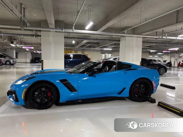 Chevrolet Corvette 2018 Серый из Кореи, фото 3