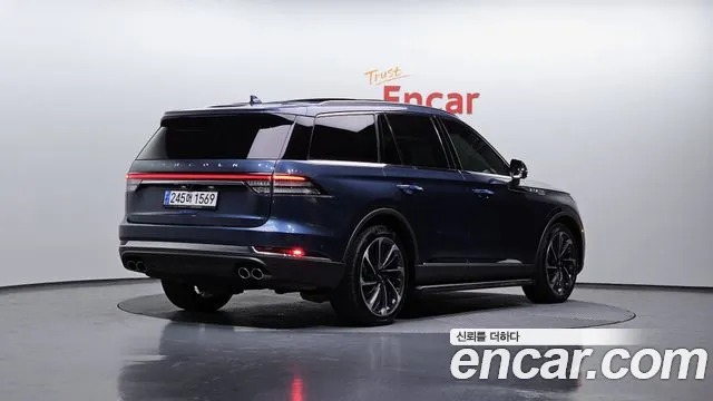 Lincoln Aviator 2nd generation 2019 Синий из Кореи, фото 3
