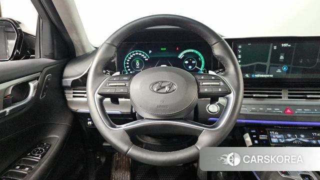 Hyundai The New Grandeur IG Hybrid 2021 Черный из Кореи, фото 3