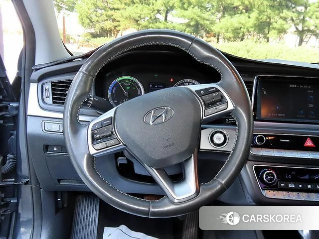 Hyundai Sonata New Rise Hybrid 2018 Черный из Кореи, фото 3