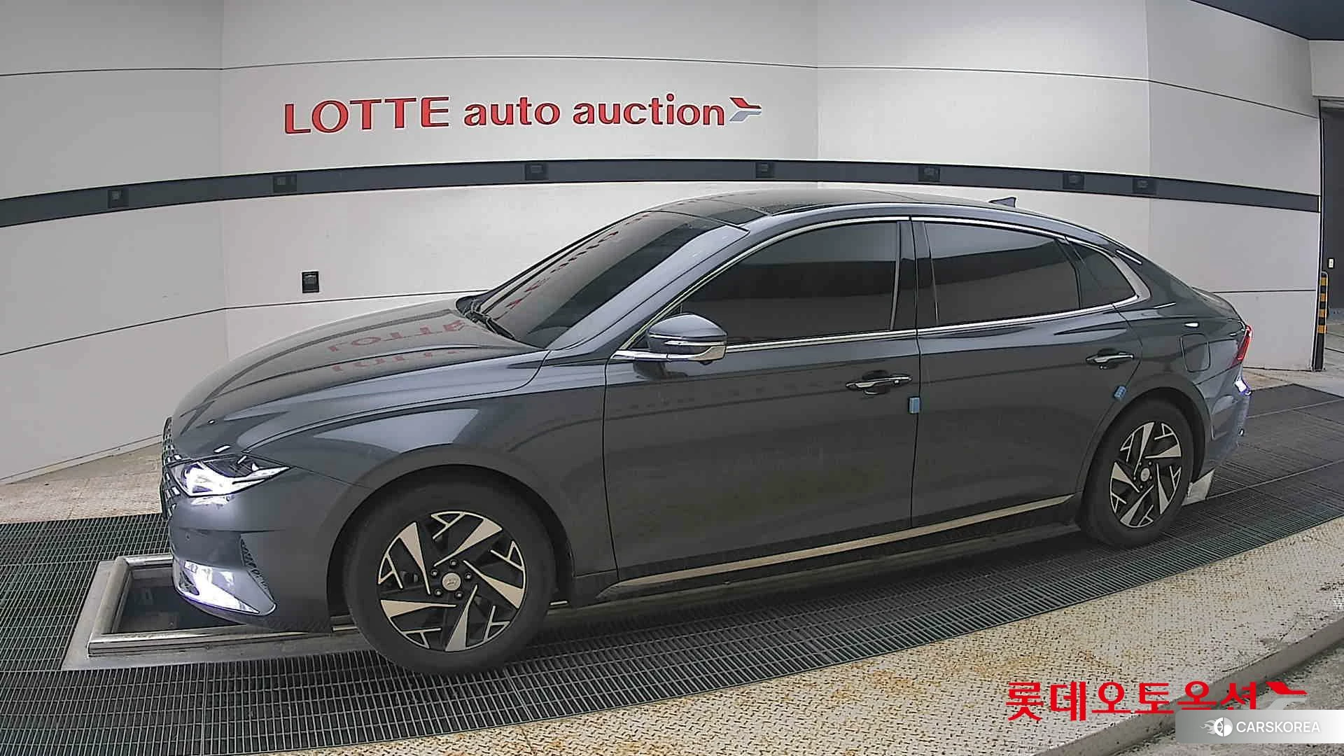 Hyundai Grandeur Hybrid 2022 Nocturne Grey Metallic из Кореи, фото 3