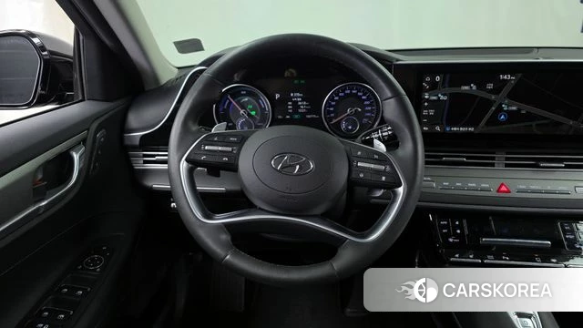 Hyundai The New Grandeur IG Hybrid 2021 Черный из Кореи, фото 3