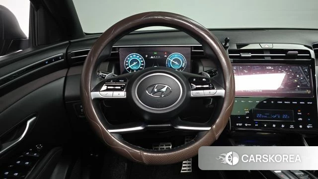 Hyundai Tucson Hybrid (NX4) 2021 Серый из Кореи, фото 3