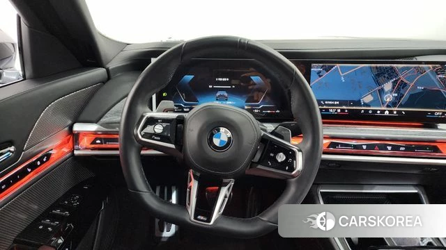 BMW 7 Series (G70) 2024 Черный из Кореи, фото 3