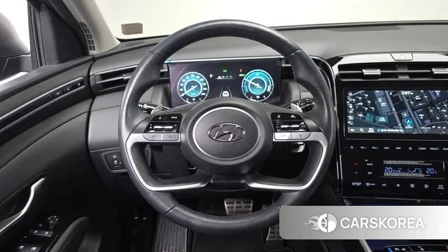 Hyundai Tucson Hybrid (NX4) 2021 Серый из Кореи, фото 3
