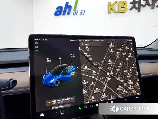 Tesla Model 3 2021 Синий из Кореи, фото 3