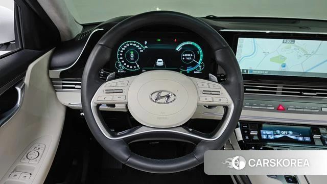 Hyundai The New Grandeur IG Hybrid 2022 Белый из Кореи, фото 3