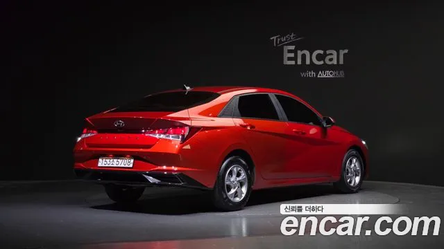 Hyundai Avante (CN7) 2020 Красный из Кореи, фото 3