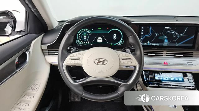 Hyundai The New Grandeur IG Hybrid 2021 Белый из Кореи, фото 3
