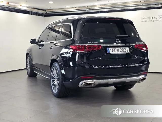 Mercedes-Benz GLS - Class X167 2022 Темно-зеленый из Кореи, фото 3
