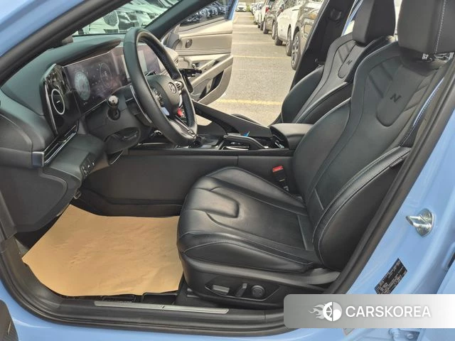 Hyundai Avante (CN7) 2021 Небесно-голубой из Кореи, фото 3