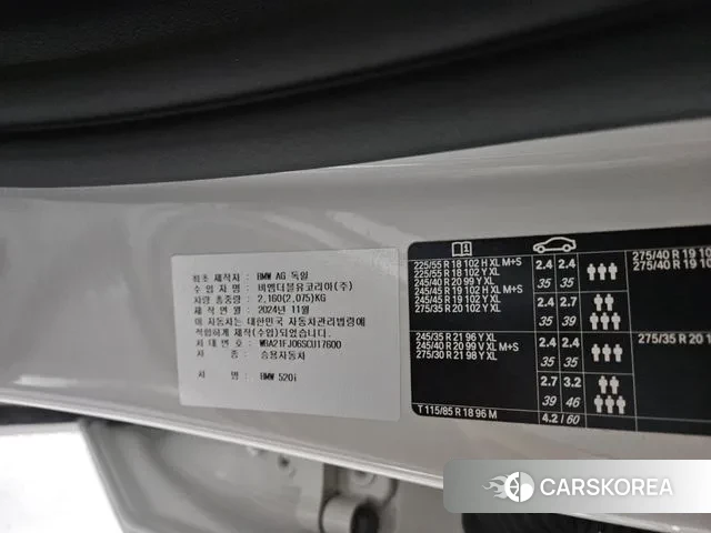 BMW 5 Series (G60) 2025 Белый из Кореи, фото 3