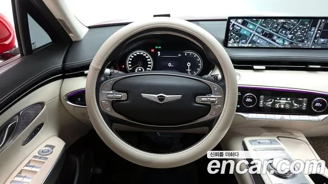 Genesis GV70 2021 Красный из Кореи, фото 3