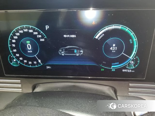 Hyundai Grandeur Hybrid (GN7) 2021 Черный из Кореи, фото 3