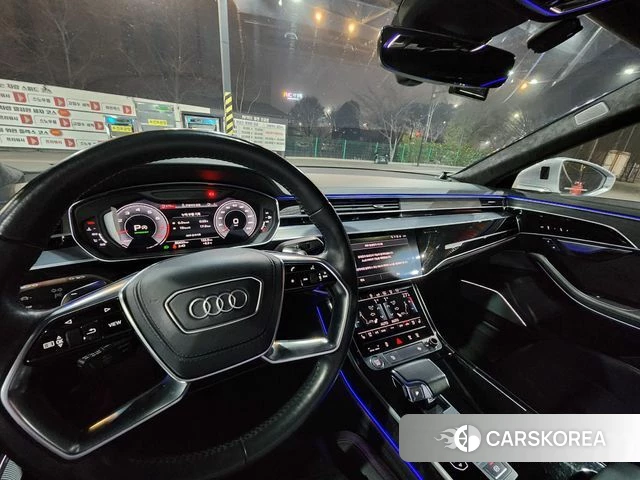 Audi A8 (D5) 2020 Серебряный из Кореи, фото 3