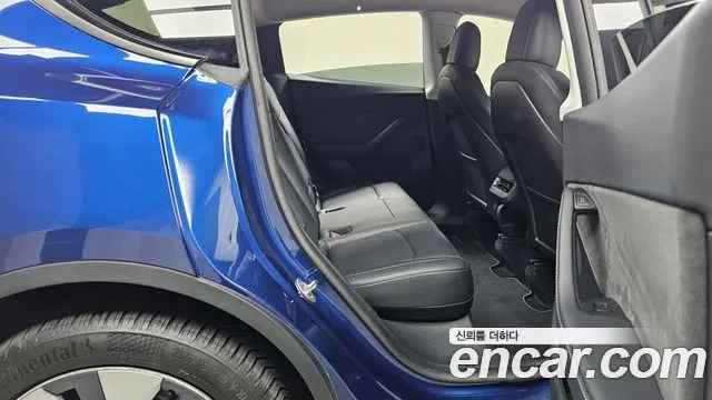 Tesla Model Y 2022 Синий из Кореи, фото 3