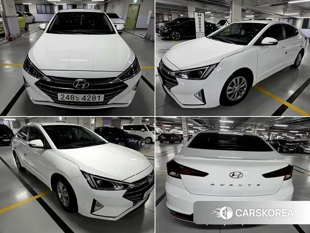 Hyundai The New Avante AD 2019 Белый из Кореи, фото 3