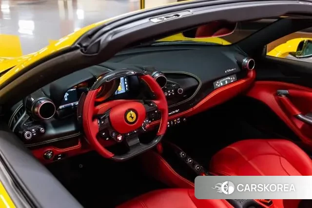 Ferrari F8 Spider 2021 Желтый из Кореи, фото 3