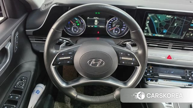 Hyundai The New Grandeur IG Hybrid 2021 Черный из Кореи, фото 3