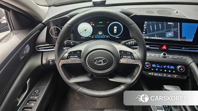 Hyundai Avante Hybrid (CN7) 2021 Серый из Кореи, фото 3