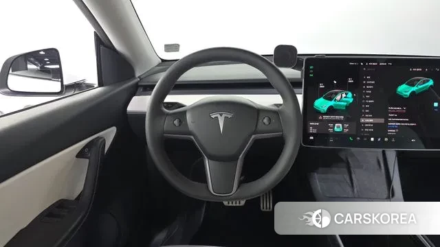 Tesla Model Y 2022 Белый из Кореи, фото 3