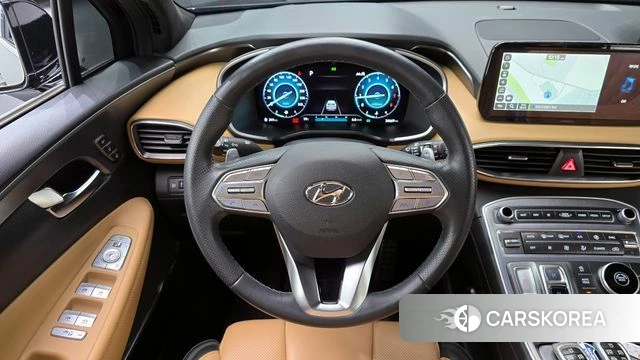 Hyundai The New Santa Fe 2023 Черный из Кореи, фото 3