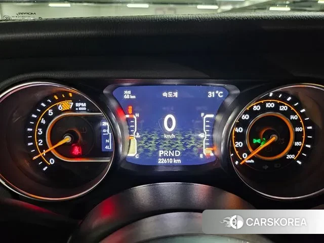 Jeep Wrangler (JL) 2021 Красный из Кореи, фото 3