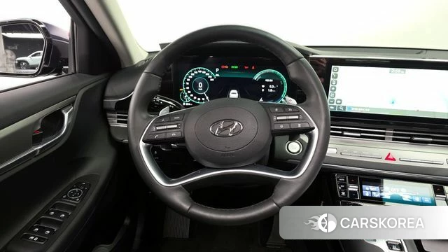 Hyundai The New Grandeur IG Hybrid 2021 Синий из Кореи, фото 3