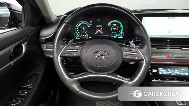 Hyundai The New Grandeur IG Hybrid 2021 Черный из Кореи, фото 3