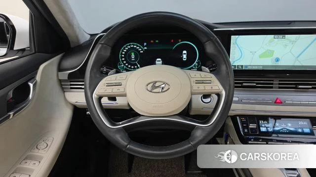 Hyundai The New Grandeur IG Hybrid 2022 Белый из Кореи, фото 3