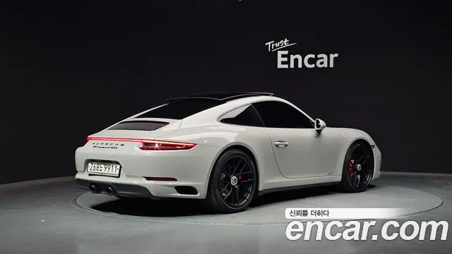 Porsche 911 2019 Серебристо-серый из Кореи, фото 3
