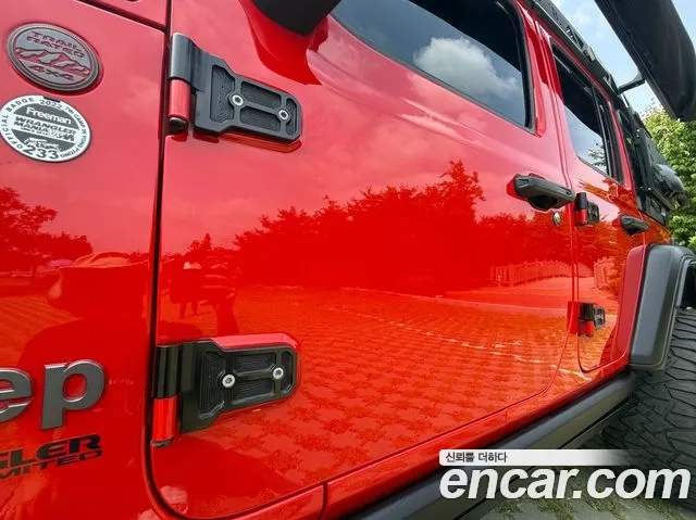 Jeep Wrangler (JL) 2021 Красный из Кореи, фото 3