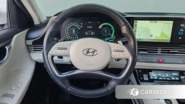 Hyundai The New Grandeur IG Hybrid 2022 Белый из Кореи, фото 3