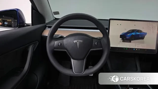 Tesla Model Y 2022 Синий из Кореи, фото 3