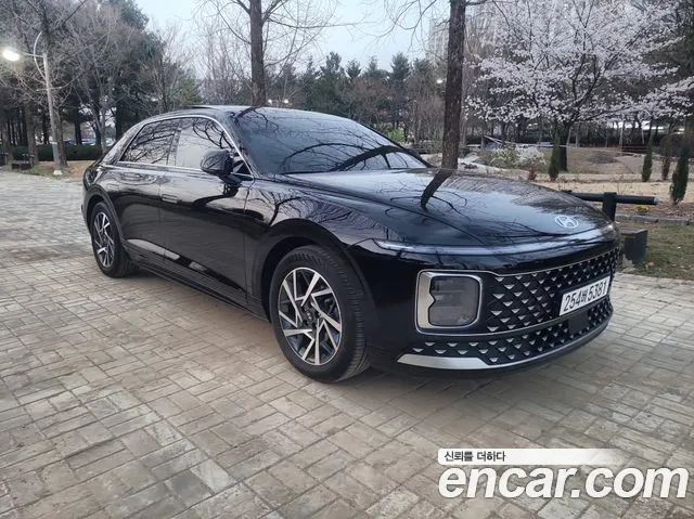 Hyundai Grandeur Hybrid (GN7) 2023 Черный из Кореи, фото 3