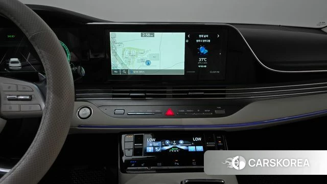 Hyundai The New Grandeur IG Hybrid 2021 Белый из Кореи, фото 3