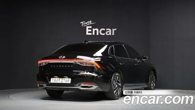 Hyundai The New Grandeur IG Hybrid 2021 Черный из Кореи, фото 3