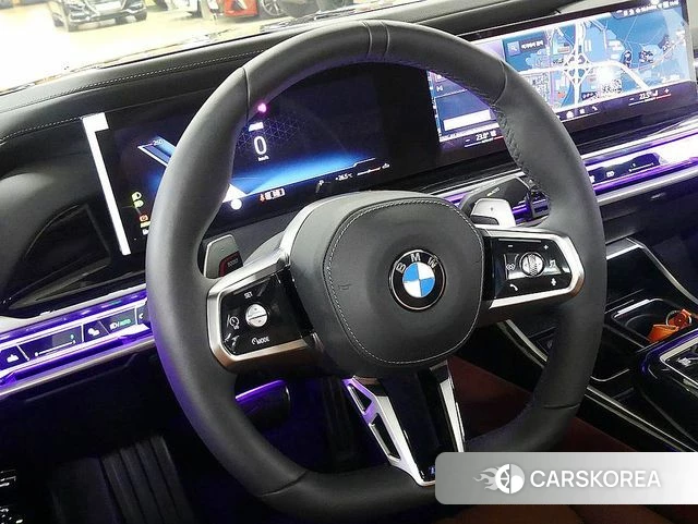 BMW 7 Series (G70) 2025 Черный из Кореи, фото 3
