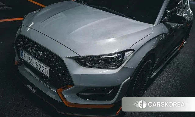 Hyundai Veloster (JS) 2020 Серебристо-серый из Кореи, фото 3