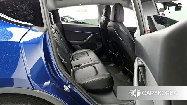 Tesla Model Y 2021 Синий из Кореи, фото 3