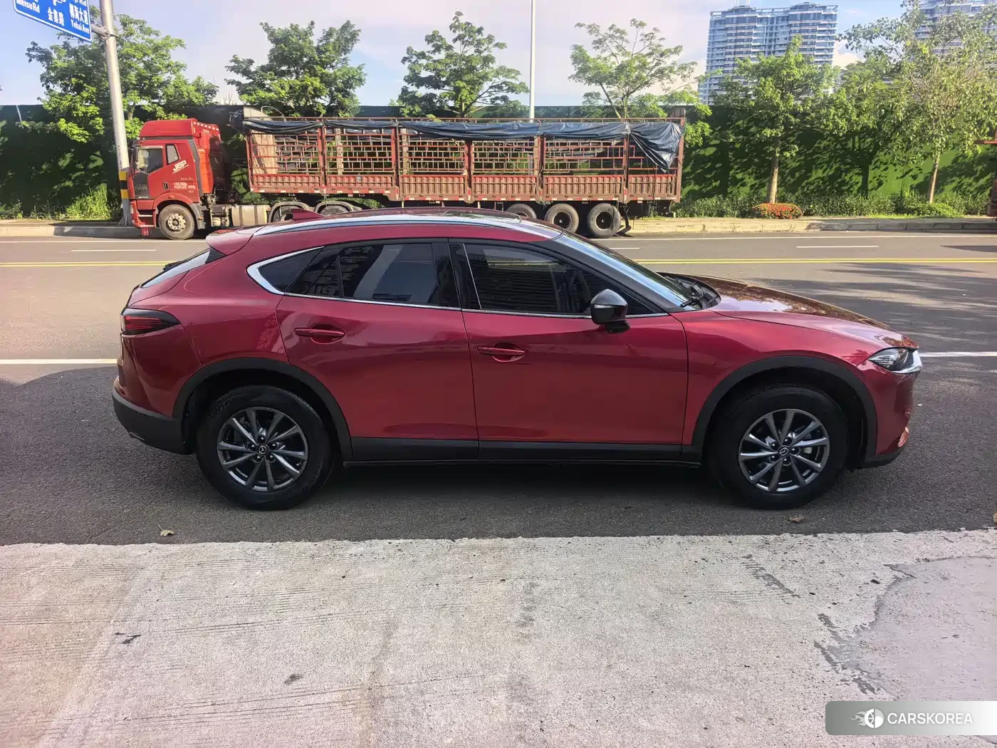 Mazda CX-4 2022 Red/purple из Китая, фото 3